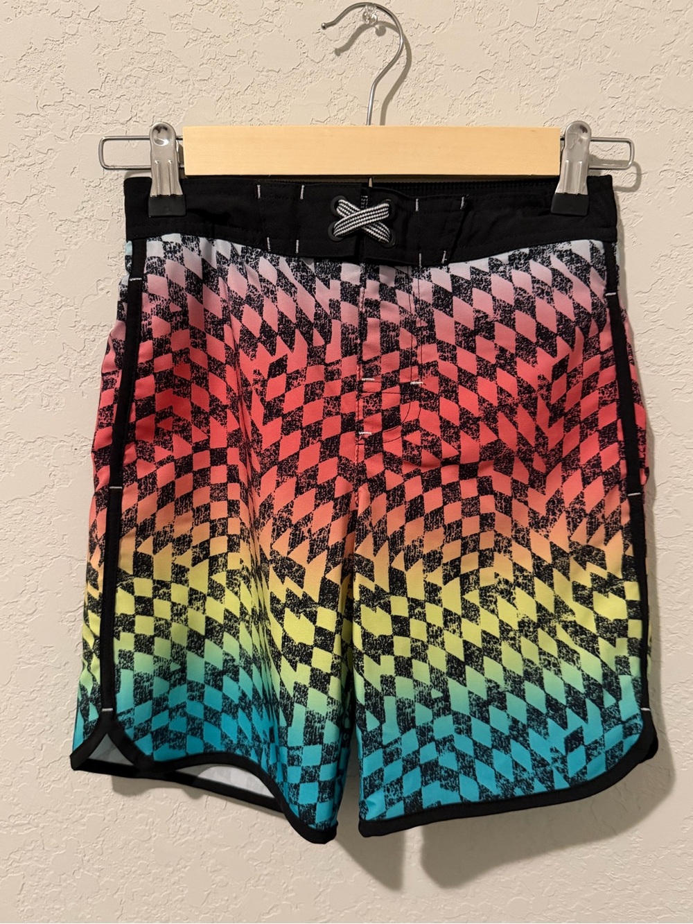 Wonder Nation Boys Swim Trunks Size Medium 8 Multicolor Board Shorts